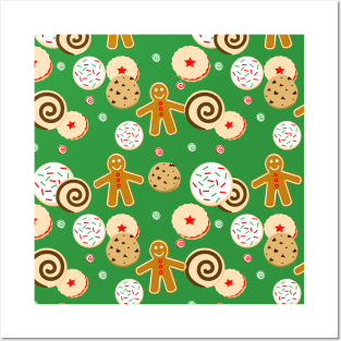 Christmas Candy Pattern Posters and Art